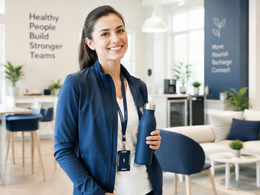Mitarbeiterin bei einer Gesundheitsbehandlung